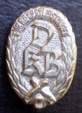 I.915 INSIGNA GERMANIA DKB DEUTSCHER KEGEL BUND POPICE argintata