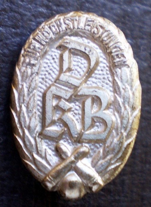 I.915 INSIGNA GERMANIA DKB DEUTSCHER KEGEL BUND POPICE argintata