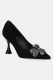 GOE tocuri din piele intoarsa culoarea negru, RR2N4210