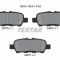 TEXTAR 2577801 set placute frana,frana disc