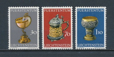 Liechtenstein 1973 - Antique Drinking Vessels, serie neuzata foto