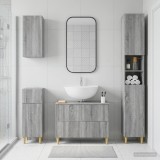 Cumpara ieftin Set de dulapuri pentru baie, 4 piese ARNHEM Sonoma gri
