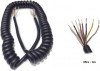 Cablu Electric Spiralat 8 Fire, Extensibil 2m, PS8/7x0.75+1.0/2m, Auto