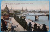 Carte postala, Dresden, Blick auf Terrasse, 1927