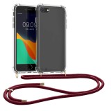 Husa pentru Apple iPhone 8 / iPhone 7 / iPhone SE 2, Silicon, Transparent, 47247.20, Textil, Carcasa, Kwmobile