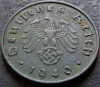 Moneda istorica 10 REICHSPFENNIG - GERMANIA NAZISTA, anul 1940 A *cod 1076, Europa