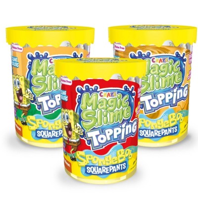 Craze - Slime Magic SpongeBob 70 ml cu sclipici si topping modele asortate foto