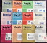 Romania 1967 - Lot 12 reviste filatelice romanesti FILATELIA / An XVI complet