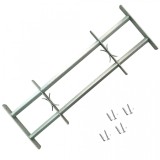 Cumpara ieftin Grilaj de siguranță pentru ferestre cu 2 bare transversale 500-650 mm, vidaXL