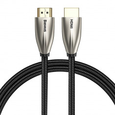 Cablu HDMI 2.0 Baseus Horizontal Rezolutie 4K HD, Refresh 60 Hz, 3D Vision, 18 Gb/sec, 2 Metri, Negru foto