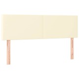 Cumpara ieftin Tablii de pat, crem, 144x5x78/88 cm, piele ecologica