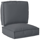 VidaXL Set de perne pentru palet 2 pcs Antracit 50 x 50 x 12 cm