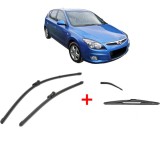 Cumpara ieftin Set 3 stergatoare HYUNDAI i30 (FD) 2007 - 2011, pentru parbriz si luneta, Valeo Silencio