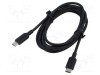 Cablu USB 2.0 USB C VENTION 2m negru nichelat