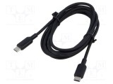 Cablu USB 2.0 USB C VENTION 2m negru nichelat