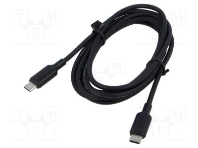 Cablu USB 2.0 USB C VENTION 2m negru nichelat foto