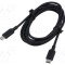 Cablu USB 2.0 USB C VENTION 2m negru nichelat