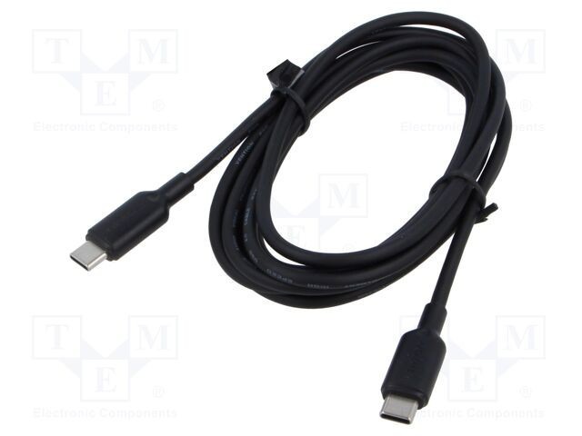Cablu USB 2.0 USB C VENTION 2m negru nichelat