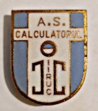 INSIGNA FOTBAL AS IIRUC CALCULATORUL BUCURESTI SCUT, Romania de la 1950