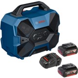 Bosch GPB 18V-6 C + 1600A00B8J - Radio + Set 2 acumulatori si incarcator Li-Ion 18 V 5 Ah