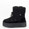 Ghete negre imblanite LT33-18 115, 39, Negru