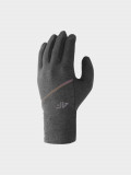 Mănuși din tricot Touch Screen unisex - gri, 4F Sportswear