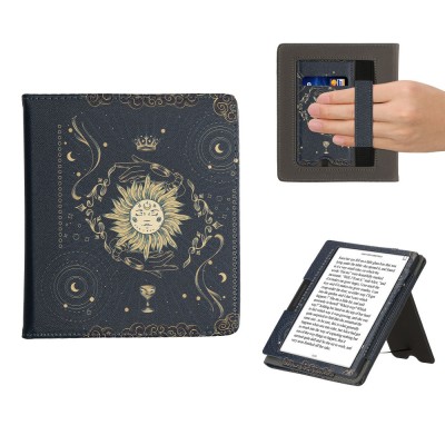 Husa Kwmobile pentru Onyx Boox Leaf 2, Multicolor, Piele ecologica, KWM000023PS005C foto