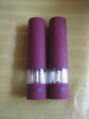 Set 2 rasnite electrice Kochwerk, 5.2 x 22.4 cm, rasnita ceramica, rosu inchis foto