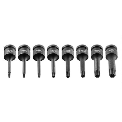 Set tubulare impact torx 1/2&amp;quot; T25-T60 Neo Tools 08-712 HardWork ToolsRange foto