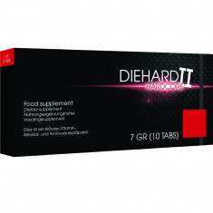 Pastile Potenta Diehard II Hardcore, Ginseng Siberian, Panax Ginseng, Tribulus Terrestris, 10 buc.