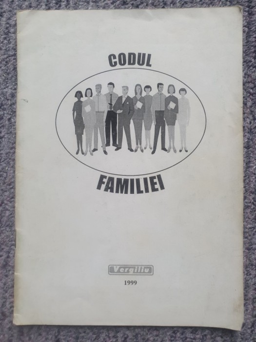 CODUL Familiei, 1999, 32 pag, stare f buna