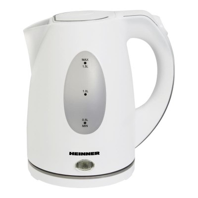 Fierbator instant Heinner, 2200 W, 1.5 l, filtru detasabil/lavabil, carcasa plastic, Alb foto