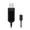 Cablu USB iPhone cu Camera Spion iUni SpyMic i21, Full HD, Senzor de miscare, Memorie interna 16GB, Negru