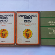 FARMACOLOGIE PENTRU MEDICI, VOL. I + VOL. II + MEDICAMENTE ROMANESTI IN TRATAMEN