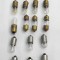 Lot 18 becuri mici 12V si 28V pentru bord auto, diverse modele vintage
