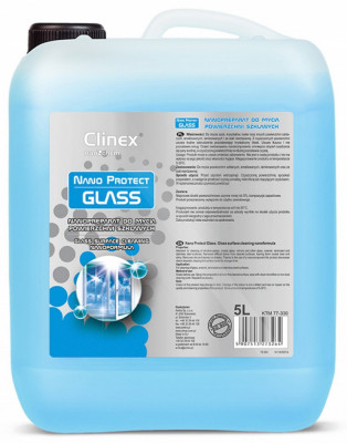 Clinex Nano Protect Glass, 5 Litri, Solutie Pentru Spalat Geamuri, Efect Anti-aburire foto
