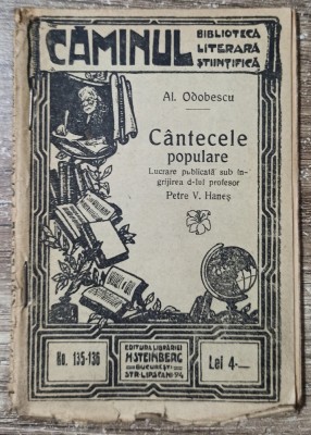 Cantecele populare - Al. Odobescu foto