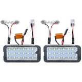 Set 2 Lampi numar LED Fiat 500, 500C 2009-2015 model European - BTLL-194