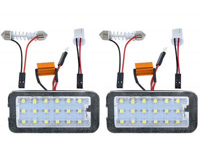 Set 2 Lampi numar LED Fiat 500, 500C 2009-2015 model European - BTLL-194 foto