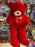 Urs urias rosu de plus 1,2m cu inima I Love You Multicolor