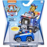 Masinuta cu figurina Paw Patrol True Metal, Chase 20115874