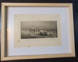 Cumpara ieftin Nicolae Grigorescu - La pasune - Foto gravură Stelian Petrescu, Natura, Ulei, Altul