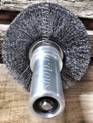 Slefuitor din polizor unghiular 90mm pentru efect rustic foto