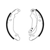 Set saboti frana Textar 91053700, parte montare : Punte spate