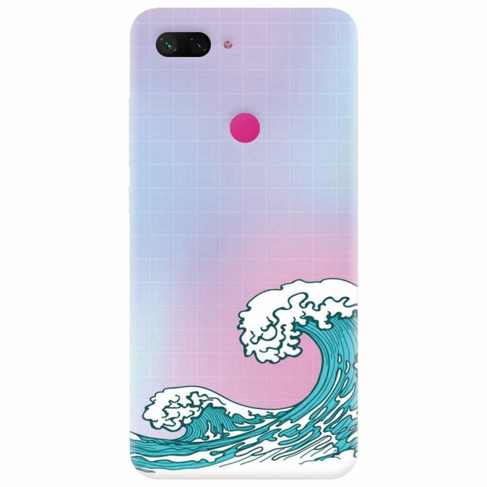 Husa silicon pentru Xiaomi Mi 8 Lite, Waves