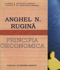 Principia oeconomica Anghel N. Rugina foto