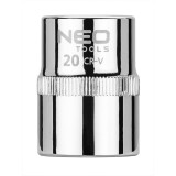 Tubulara hexagonala 1/2, 20 mm, 6 puncte, Superlock NEO TOOLS