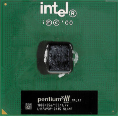 procesor colectie SL4MF INTEL 3 PENTIUM-III 1GHZ 133MHZ 256KB FC-PGA Socket 370 foto