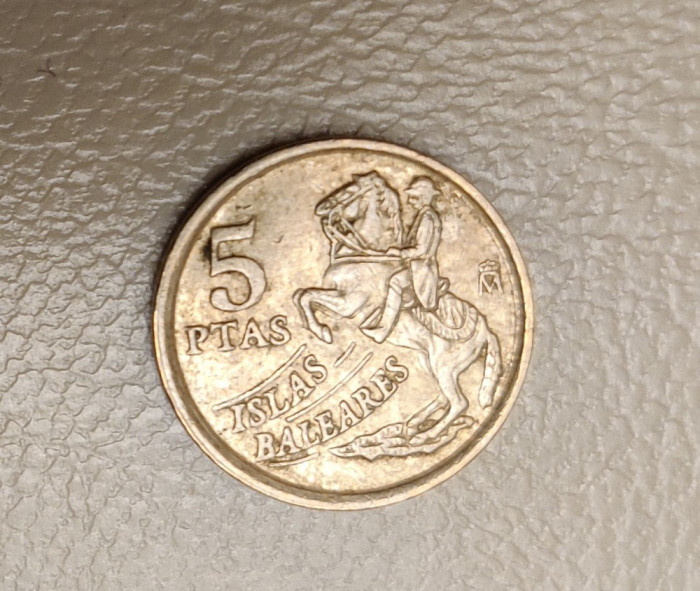 Spania - 5 Pesetas (1997) Islas Baleares - monedă comemorativă s280