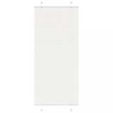 VidaXL Jaluzea plisată alb 100x200cm Lățime țesătură 99,4cm poliester